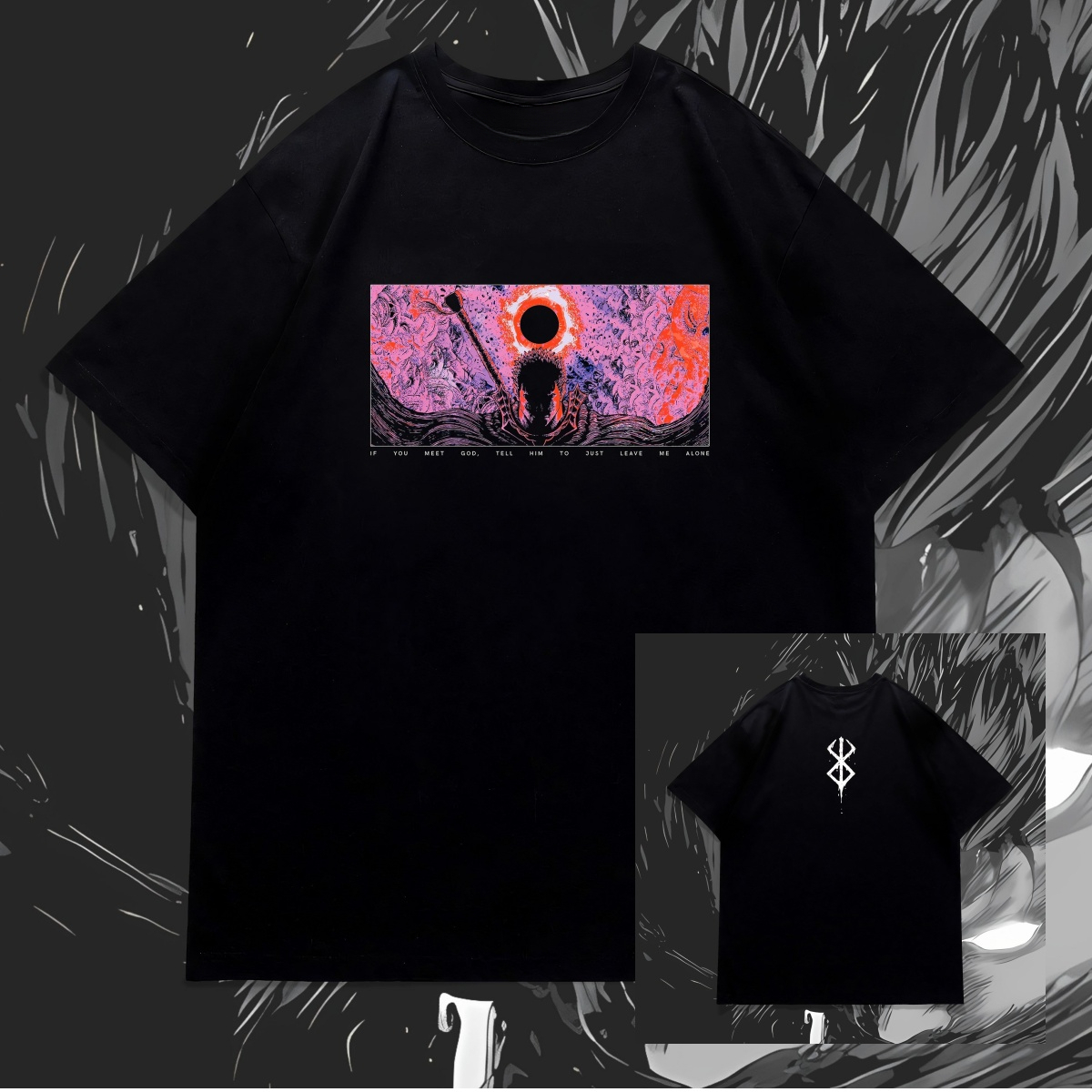 Streetwear Brand Top - Berserk Brand of Sacrifice Minimalist Anime