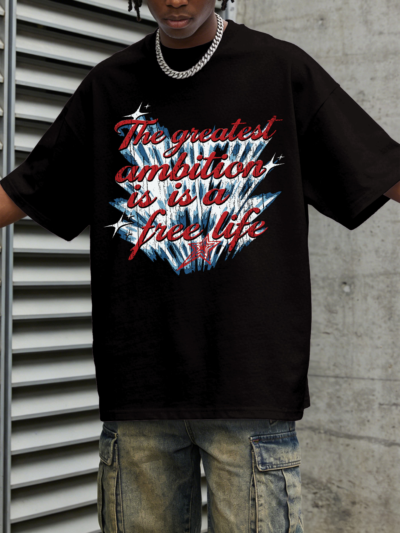 Streetwear Brand Slogans - Men's Oversized Streetwear Tee Brand The
