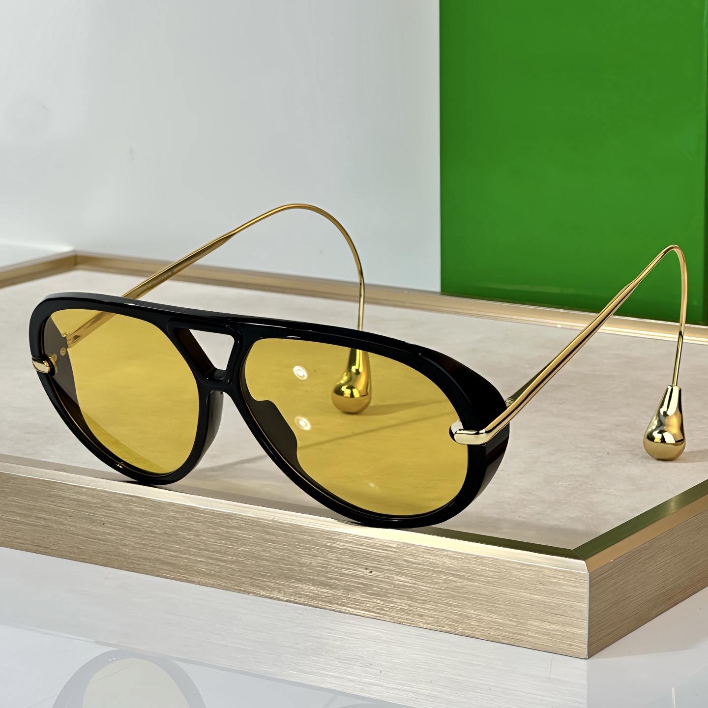 Streetwear Brand With Eye - Luxury Brand 1273 Drop Aviator Sunglasses
