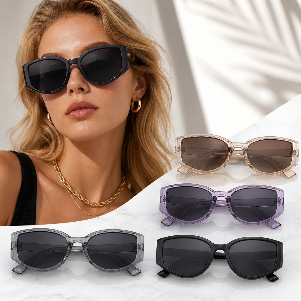 Streetwear Brand With Eye - Vintage Small Cat Eye Sunglasses Women