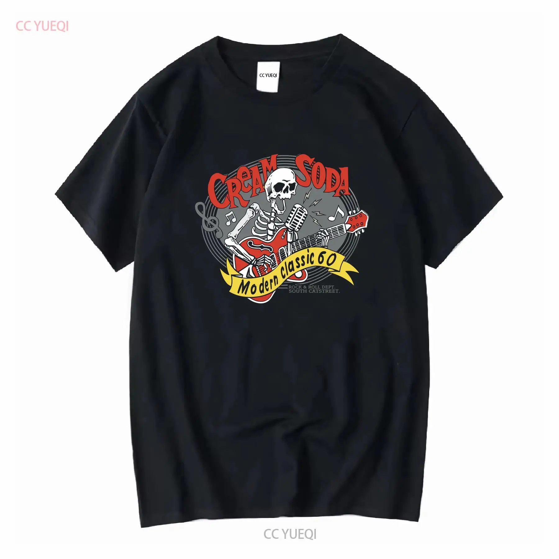 Streetwear Brand Top - Cream Soda Rock Roll T shirt