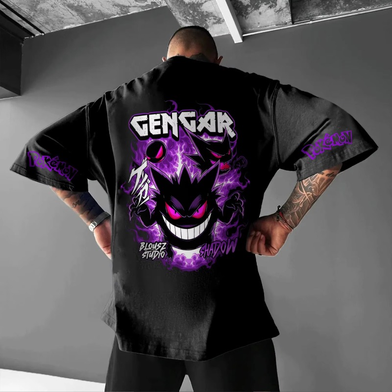 Pokémon Co-branded Print T-shi - đánh giá và giá Streetwear Brand Top