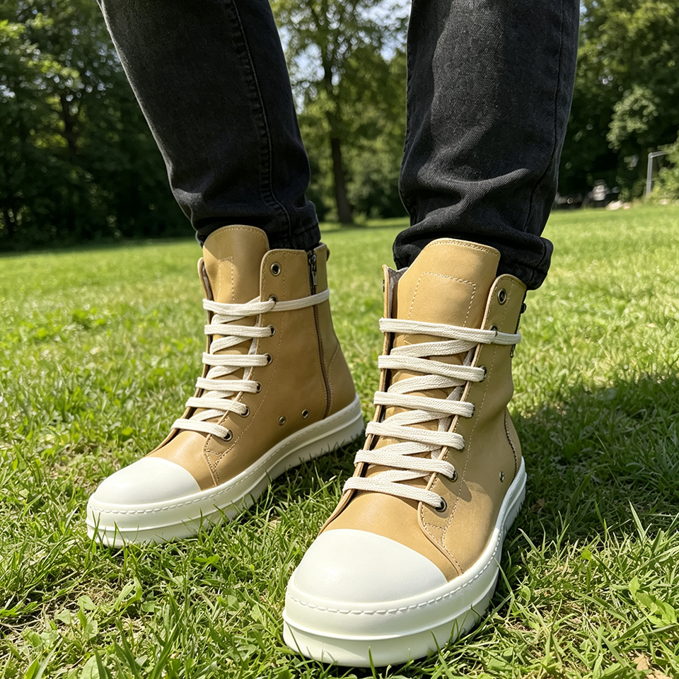 Ro Colorful Leather High Top M - đánh giá và giá Streetwear Brand Top