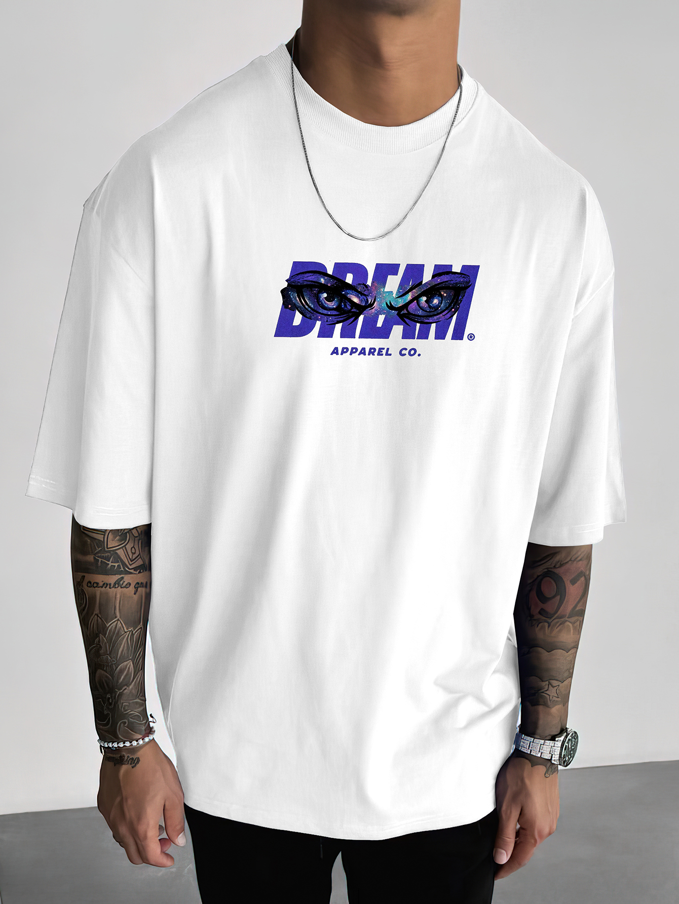 Men's Oversized Streetwear Tee - đánh giá và giá Streetwear Brand With Eye