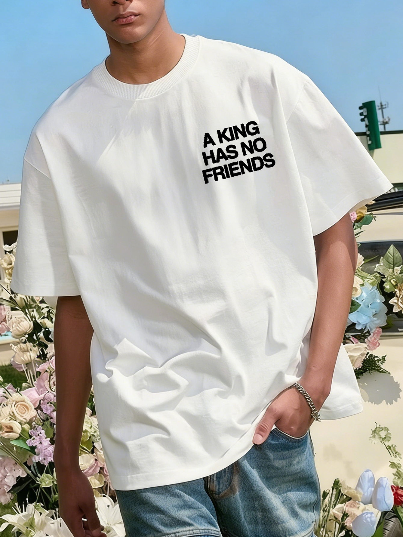 Men's Oversized Gothic Streetw - đánh giá và giá Streetwear Brand Slogans